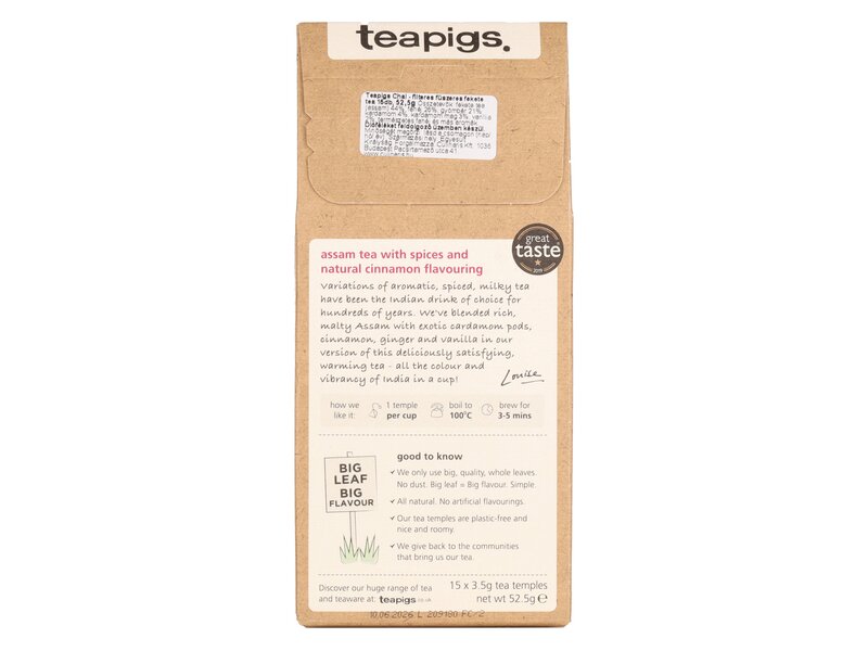 Teapigs Chai tea 15db 37,5g