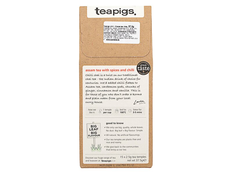 Teapigs Chilli tea 15db filter 37,5g