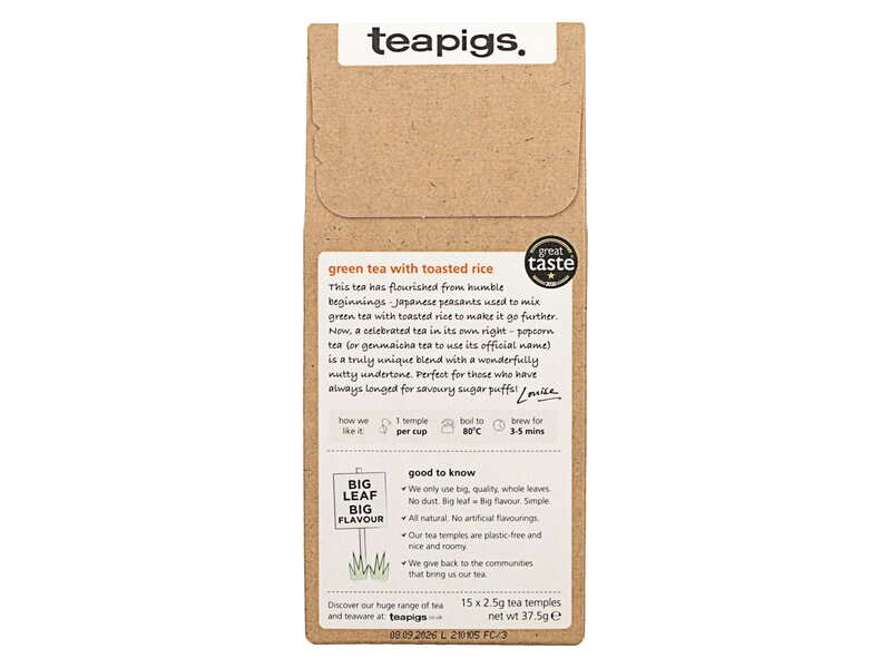 Teapigs Popcorn tea 15db filter 37,5g