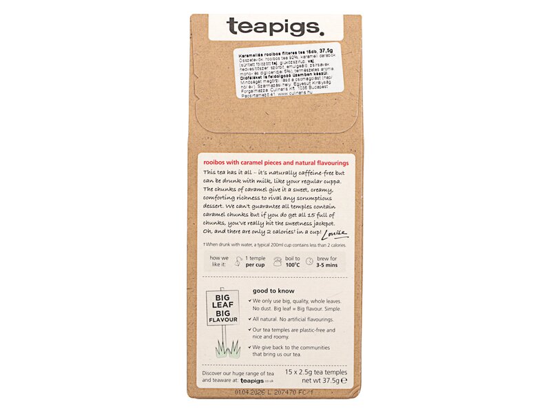 Teapigs Rooibos creme caramel 15db filter 37,5g