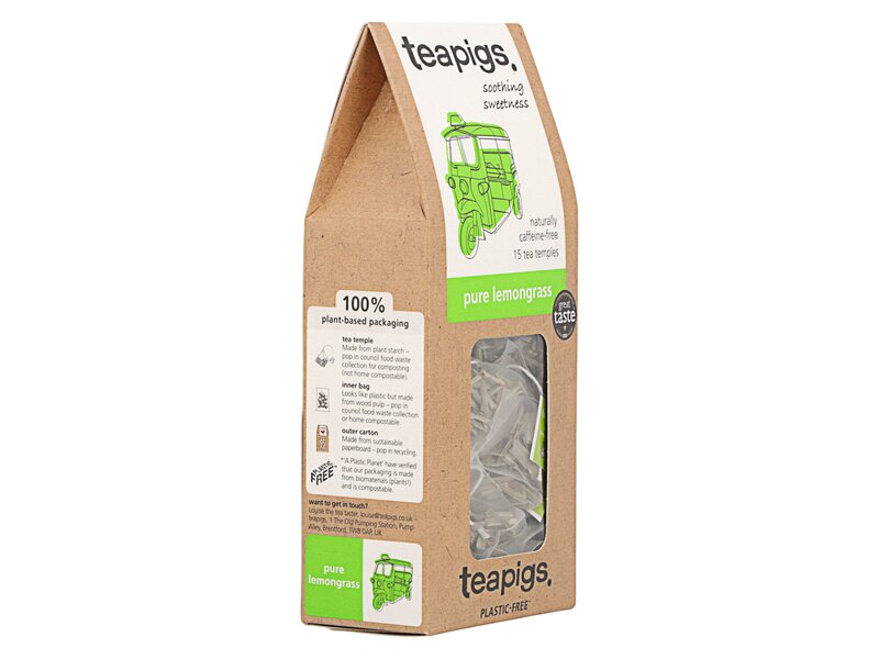 Teapigs pure lemongrass 15db filter 22,5g