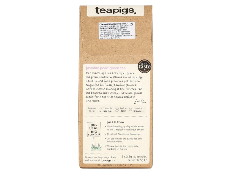 Teapigs jázmin filteres tea (15db) 37,5g