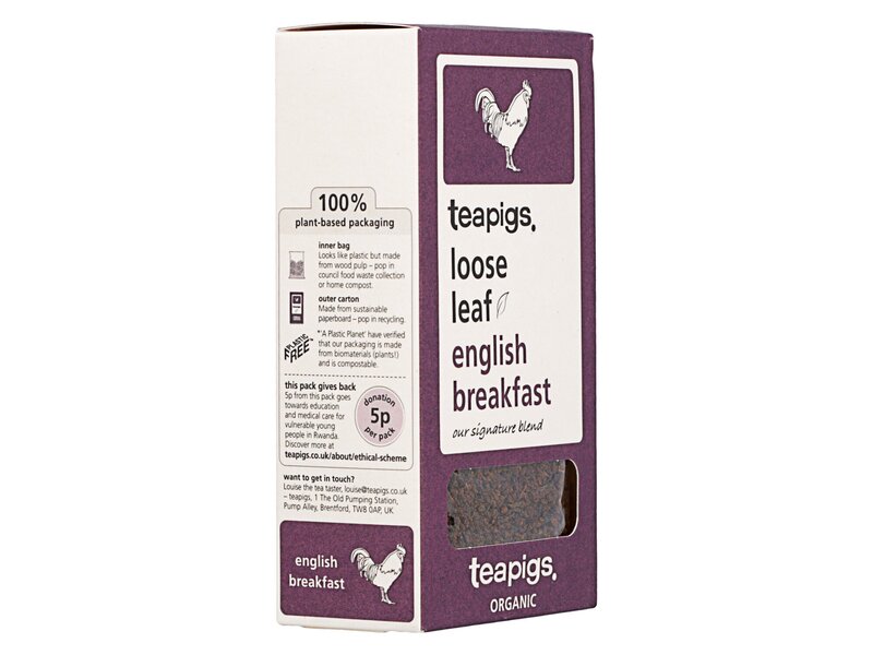 Teapigs Organic Loose Leaf English Breakfast 100g