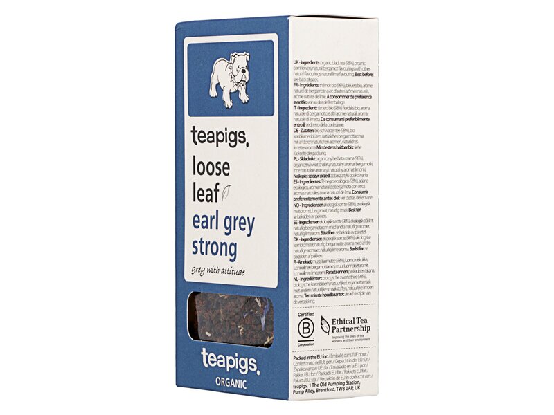 Teapigs Organic Loose Leaf Earl Grey Strong 100g