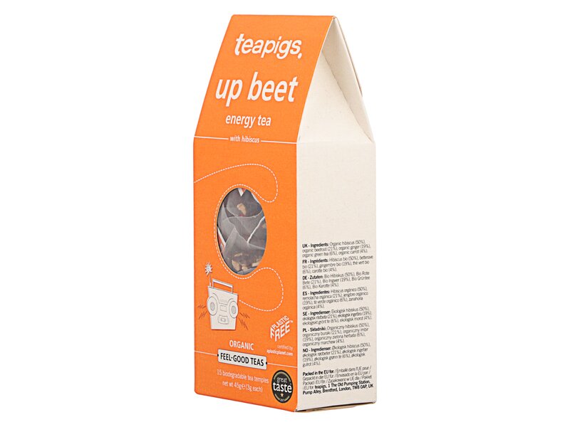 Teapigs Up Beet Bio Energy Tea 15db filter 45g