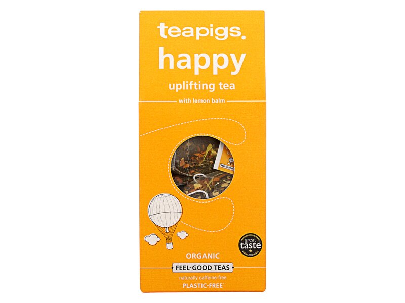 Teapigs Happy Bio Uplifting Tea with lemon balm 15db filter 37,5g