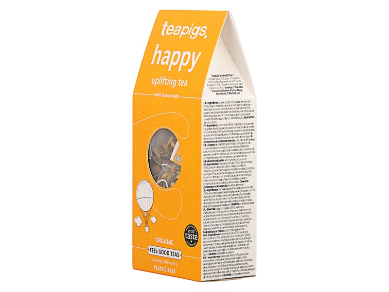 Teapigs Happy Bio Uplifting Tea with lemon balm 15db filter 37,5g