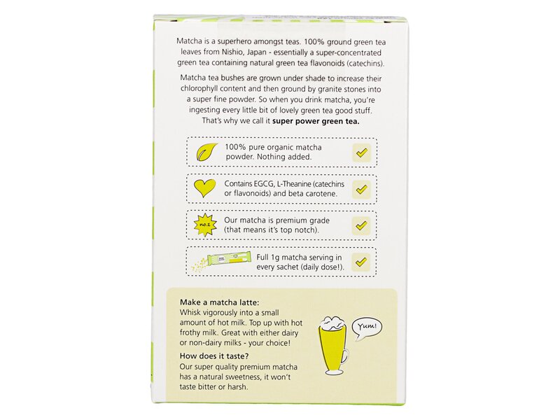 Teapigs Matcha Organic Green Tea 14g