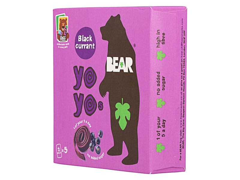 Bear Yoyos Multi Blackcurrant 5x20g