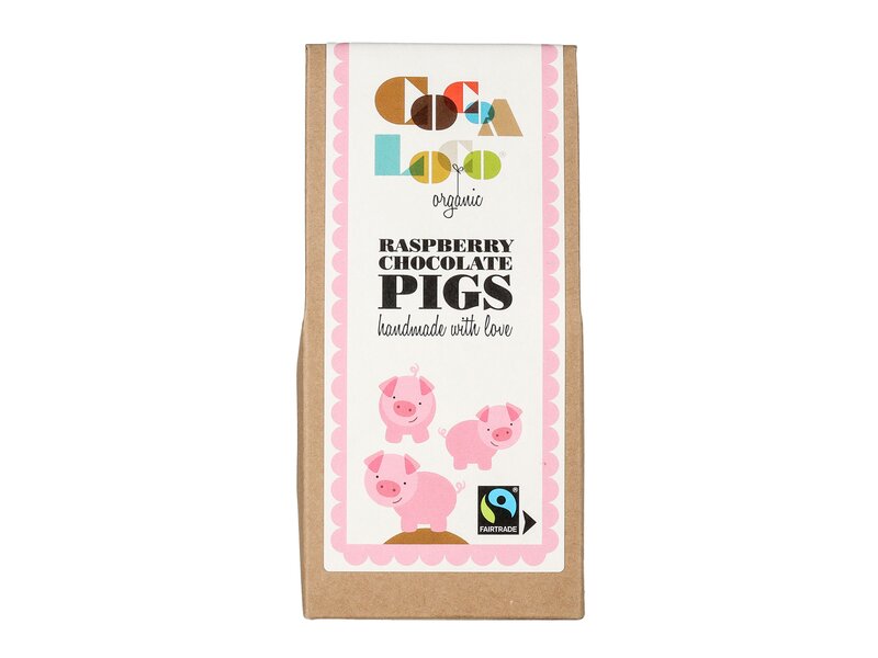 Cocoa Loco Organic Chocolate Pigs 100g