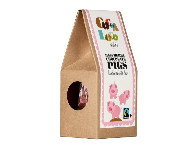 Cocoa Loco Organic Chocolate Pigs 100g