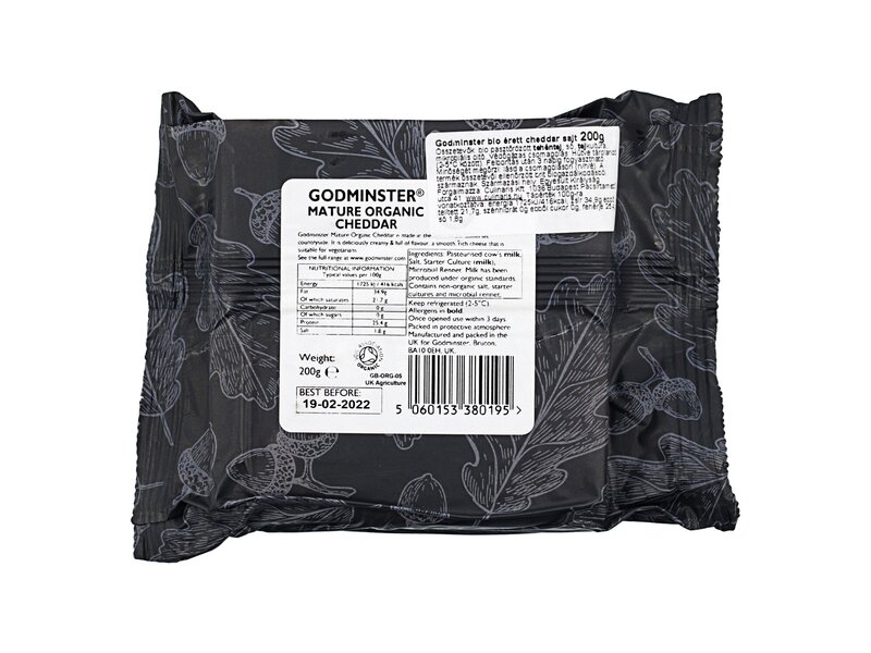 Godminster* Cheddar Mature Organic 200g
