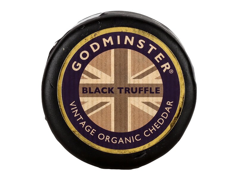 Godminster bio cheddar sajt fekete szarvasgombával 200g