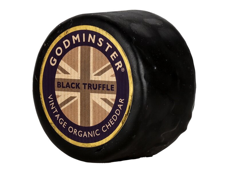 Godminster bio cheddar sajt fekete szarvasgombával 200g