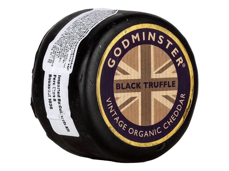 Godminster bio cheddar sajt fekete szarvasgombával 200g