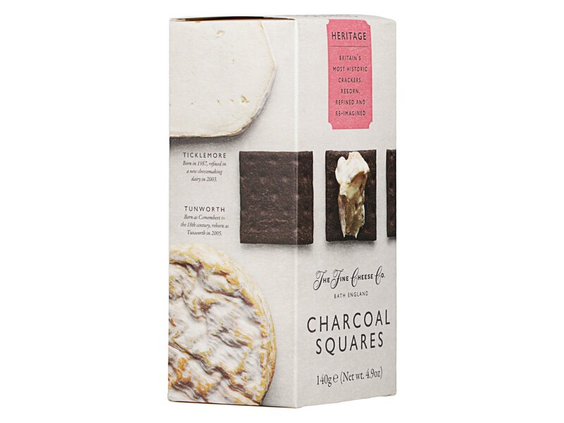 Fine Cheese Charcoal Squares 140g