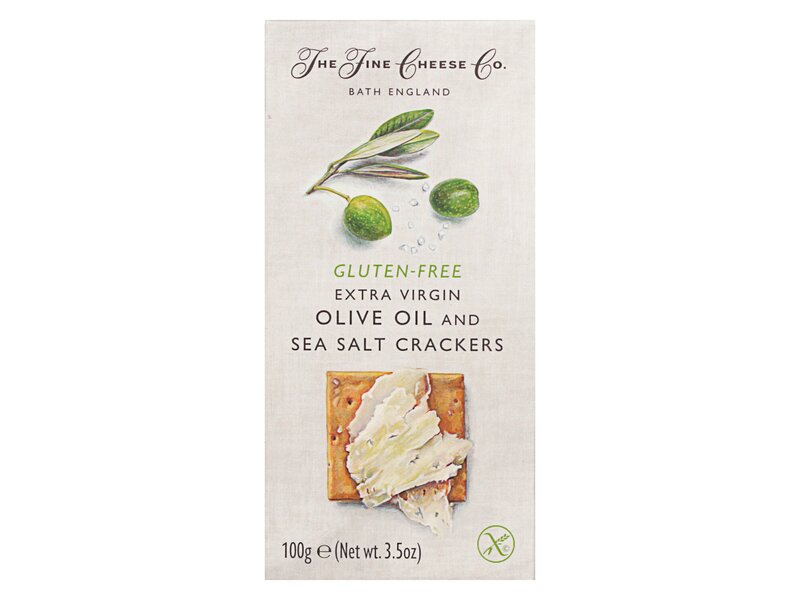 Fine Cheese GF Olive Oil Sea Salt Crackers 100g