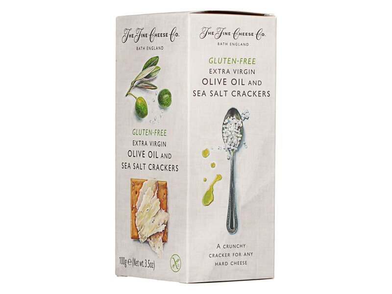 Fine Cheese GF Olive Oil Sea Salt Crackers 100g