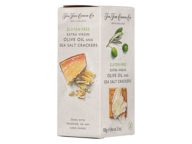 Fine Cheese GF Olive Oil Sea Salt Crackers 100g