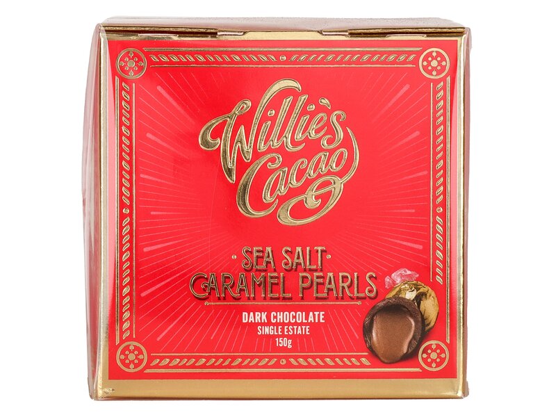 Willie's Cacao Sea Salt Caramel Pearls 150g