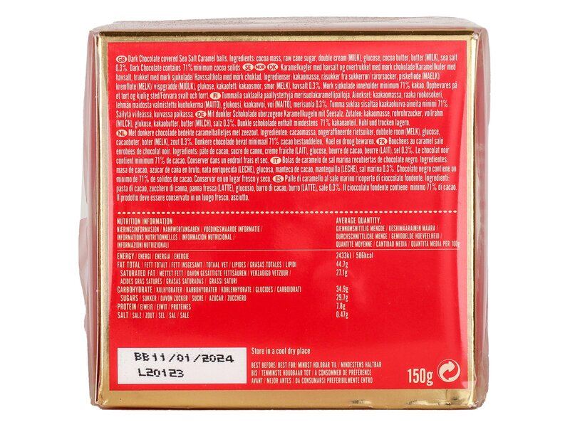 Willie's Cacao Sea Salt Caramel Pearls 150g