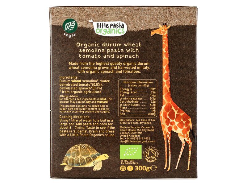 Little Pasta bio állatos 300g