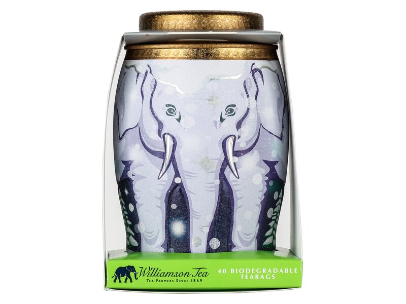 Williamson Tea Snow Globe Earl Grey elefánt 100g