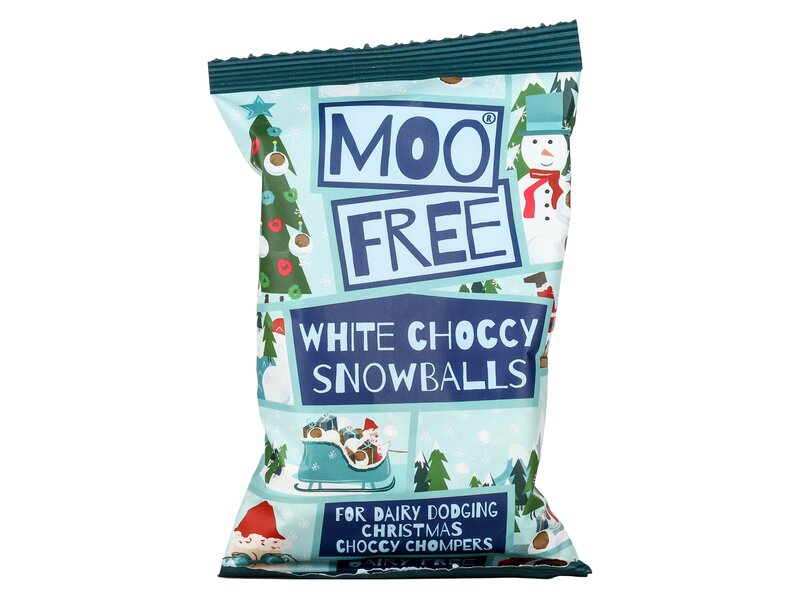 Moo Free White Choccy Snowballs 35g