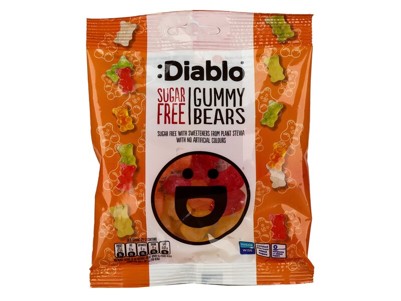 Diablo Sugar Free Gummy Bears 75g