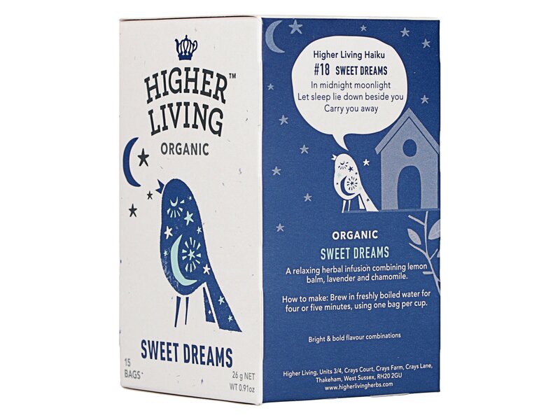 Higher Living Organic Sweet Dreams Tea 15 filter 26g