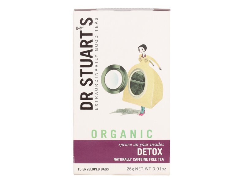 Dr Stuart's Organic Caffeine Free Detox tea 15 filter 26g