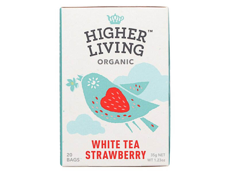 Higher Living Organic White Strawberry Tea 20 filter 35g