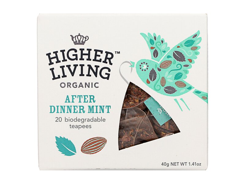 Higher Living Organic After Dinner Mint 20 filter 40g