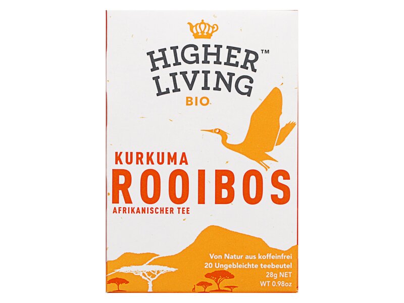 Higher Living Organic Rooibos Kurkuma 20 filter 40g