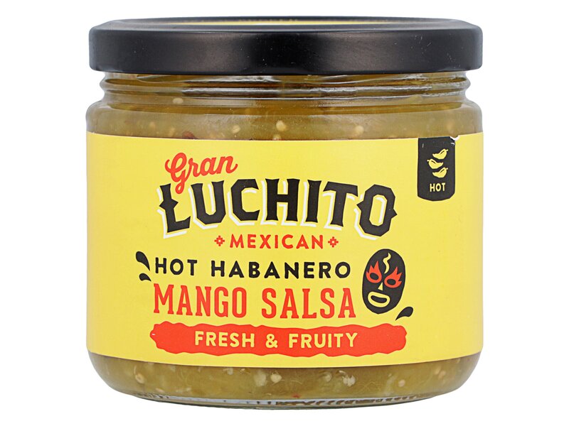 Gran Luchito Salsa Hot Habanero Mango 300g