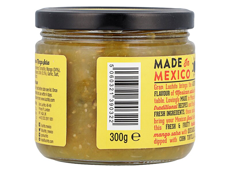 Gran Luchito Salsa Hot Habanero Mango 300g