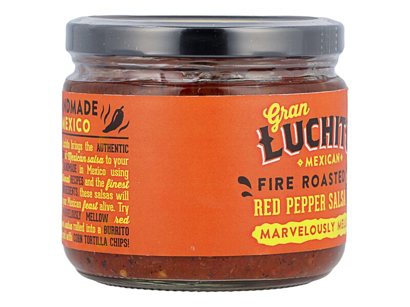 Gran Luchito Salsa Fire Roasted Red Pepper 300g