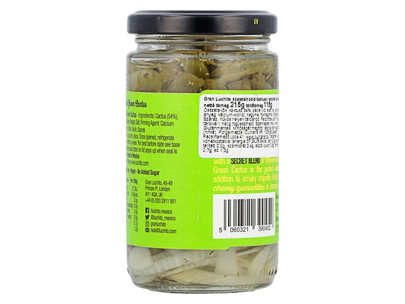 Gran Luchito Sliced Mexican Green Cactus 215g