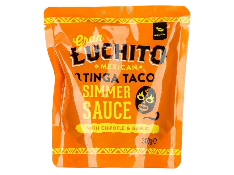 Gran Luchito chipotle paprikás, fokhagymás taco szósz 300g