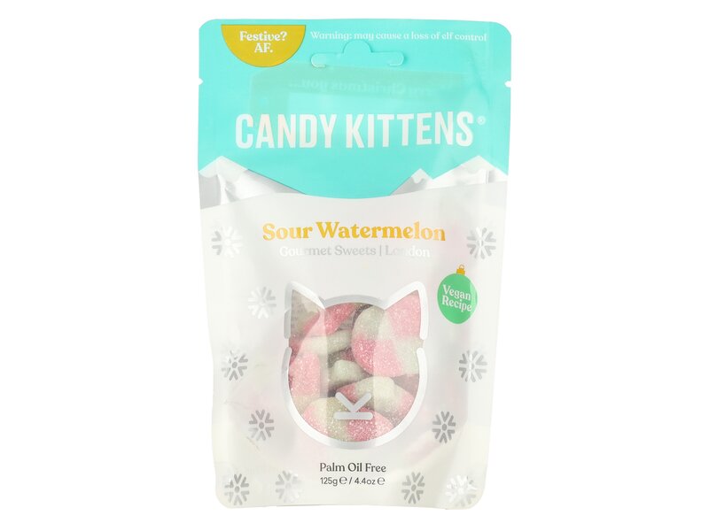 Candy Kitten Vegán görögdinnyés gumicukor cicák 125g