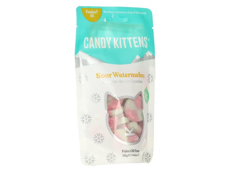 Candy Kitten Vegán görögdinnyés gumicukor cicák 125g