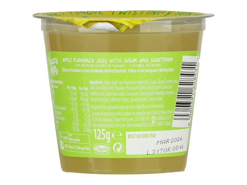 Hartleys Sour Apple Jelly 125g