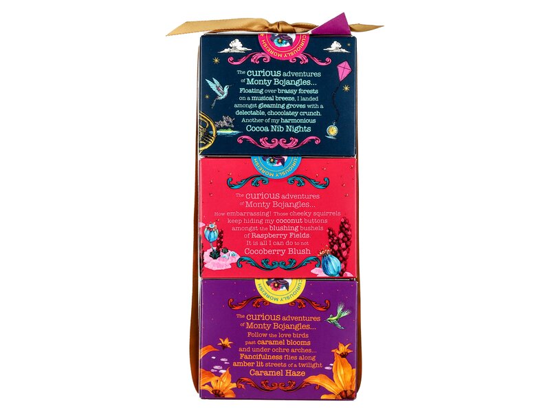 Monty Bojangles Vegan Tower 3-féle vegán trüffel díszdoboz 300g