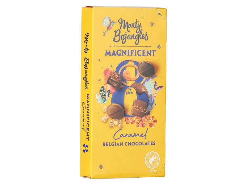 Monty Bojangles Magnificent Caramel belgian chocolates 115g