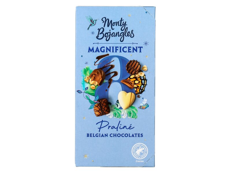 Monty Bojangles Magnificent Praliné belgian chocolates 110g