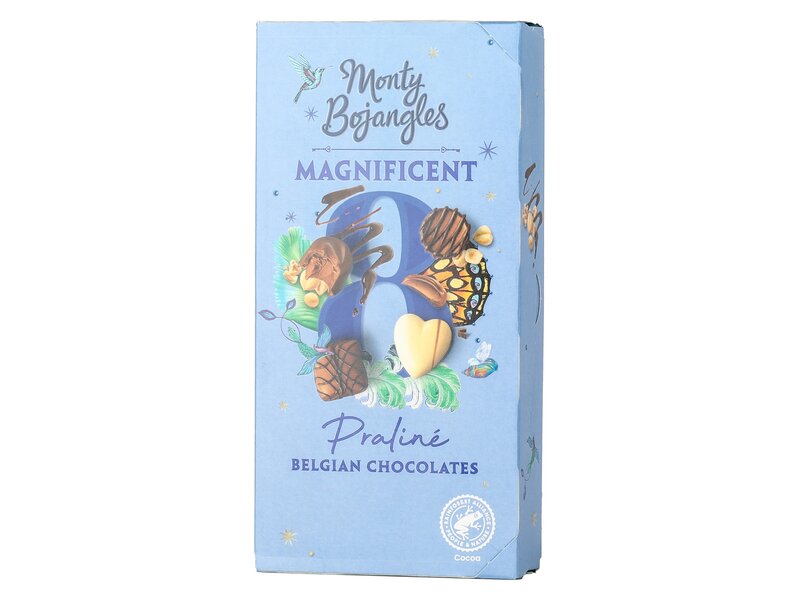 Monty Bojangles Magnificent Praliné belgian chocolates 110g