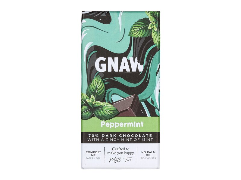 Gnaw 70% Dark Peppermint 80g