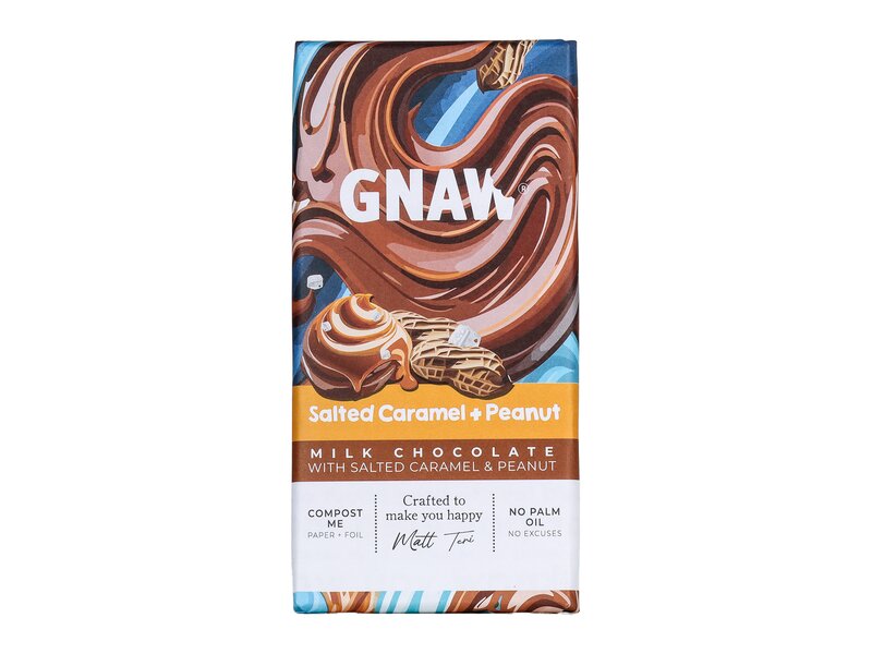 Gnaw Milk Salted Caramel Peanut 80g