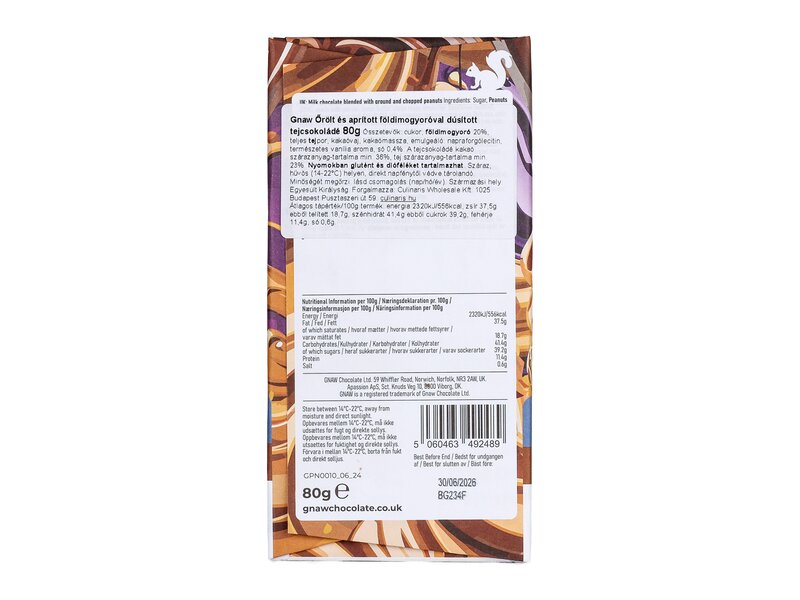 Gnaw Milk Peanut Butter 80g