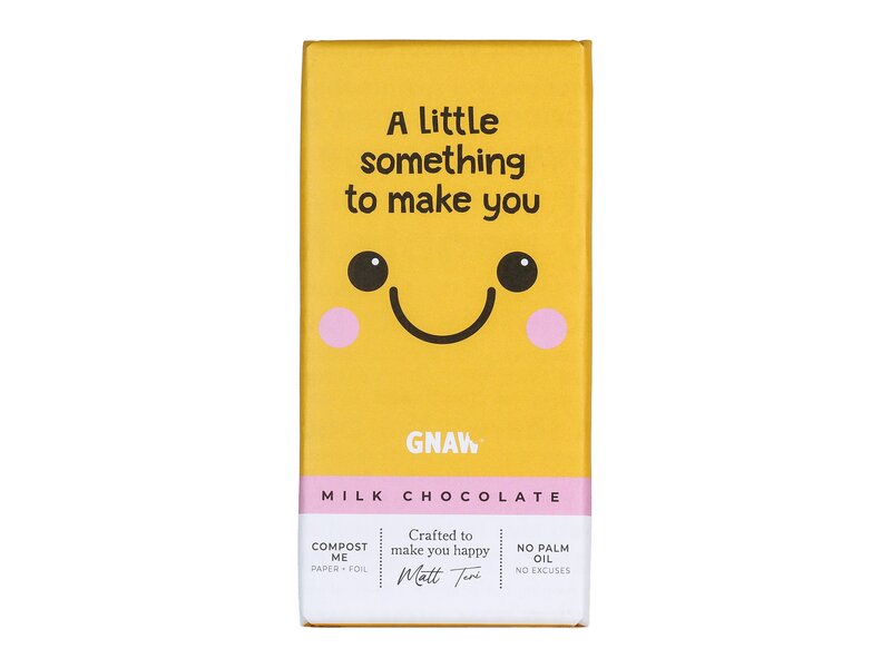 Gnaw Smile Milk Choc 80g